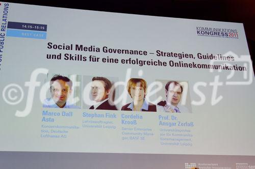 Die Themen Management und Leadership standen im Mittelpunkt des Kommunikationskongresses 2011, der am 15. und 16. September in Berlin stattfand. 