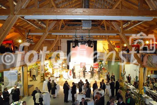 Ein Blick in die Bauernmarkthalle auf der Rieder Messe