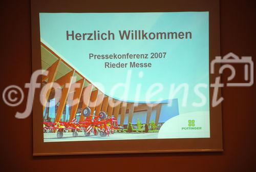 Präsentation auf der Rieder Messe