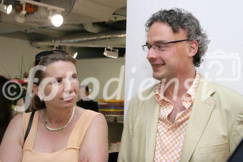 (C) fotodienst/Anna Rauchenberger - Wien 23.06.2006 - Geburtstagsfest 1x40+2x15 im Kunstraum in den Ringstraßengalerien. FOTO: TPA-Partner Veronika Seitweger und Leopold Kühmayer.