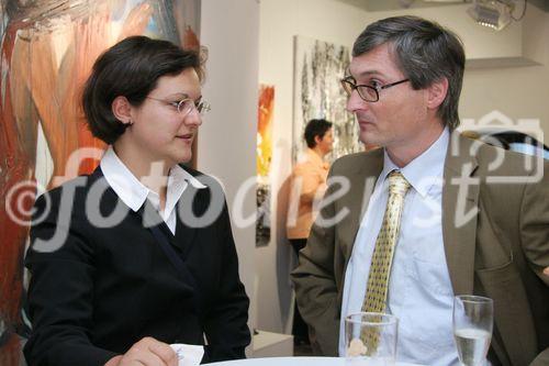 (C) fotodienst/Anna Rauchenberger - Wien 23.06.2006 - Geburtstagsfest 1x40+2x15 im Kunstraum in den Ringstraßengalerien. FOTO: Hubert Thurnhofer mit Gast.