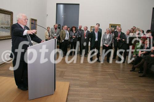 Zahlreich erschienen Prominenz und VIPs zum traditionellen WIHAST-Treffen, zu welchem Mag. Peter Weinhäupl, GF des Leopoldmuseums lud. Bild: Dkfm. Dr. Siegfried Sellitsch. Fotografin: Anna Rauchenberger