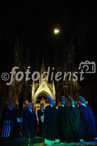 Rund 300 Gäste waren der Einladung des türkischen Ministeriums für Kultur und Tourismus und der Botschaft der Republik Türkei gefolgt und erlebten die beeindruckende Zeremonie des Mevlevi-Derwischordens.