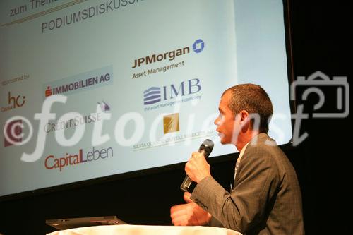 Moderator der gesammten Veranstaltung: Gerhard Führing, Herausgeber von FondsProfessionell und Institutional Money