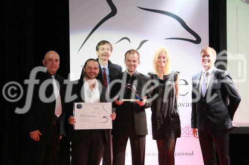 117_Katja Brett (McCann Frankfurt), Christoph Hessenberg, Roland Eisert, Thorsten Krack (all G+K Filmproduktions AG), Alexander V. Kammel, Dr. Conrad Heberling - Cannes Corporate Media And TV Awards 13.10.2011