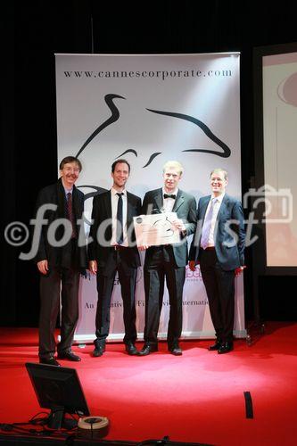 097_Adam Ruddick, Matthew Bradley (both Casual Films), Alexander V. Kammel, Dr. Conrad Heberling - Cannes Corporate Media And TV Awards 13.10.2011