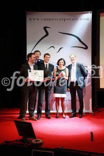 100_Rafael Ferre Sentis, Charles Drouin, Pascal Hersent, Patricia Caignon (Tulipes et Cie), Alexander V. Kammel, Dr. Conrad Heberling - Cannes Corporate Media And TV Awards 13.10.2011