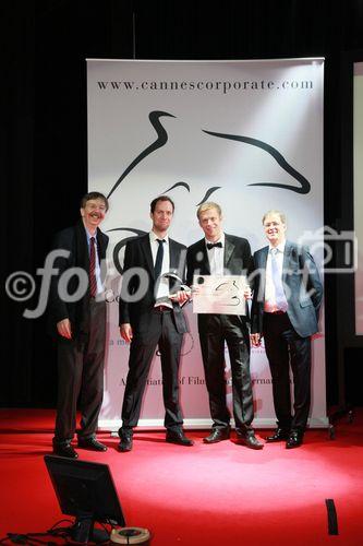 103_Adam Ruddick, Matthew Bradley (both Casual Films), Alexander V. Kammel, Dr. Conrad Heberling - Cannes Corporate Media And TV Awards 13.10.2011