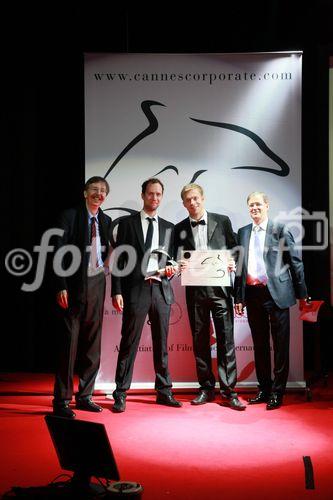 104_Adam Ruddick, Matthew Bradley (both Casual Films), Alexander V. Kammel, Dr. Conrad Heberling - Cannes Corporate Media And TV Awards 13.10.2011