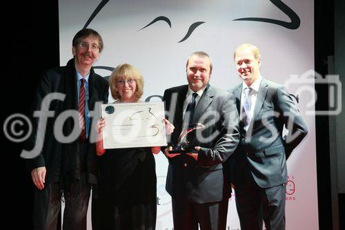 130_Ewa Kotus, Tomacz Rudomino (both Polish Tourism Organisation), Alexander V. Kammel, Dr. Conrad Heberling - Cannes Corporate Media And TV Awards 13.10.2011