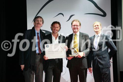 146_Tim Yates, Xavier Fiems (both Free Com Air), Alexander V. Kammel, Dr. Conrad Heberling - Cannes Corporate Media And TV Awards 13.10.2011