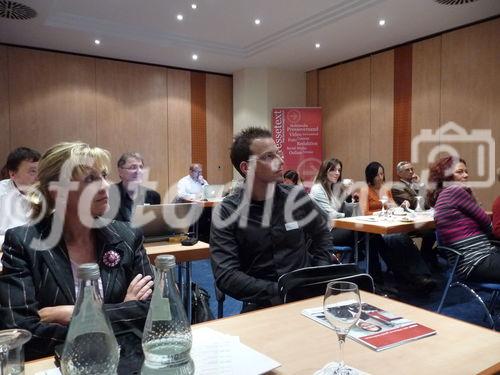 In der zweiten Woche ihrer Deutschland-Herbsttour machte das Workshop-Team von pressetext mit Wilfried Seywald, Alexander Wunschel und Michael Ehlers Station in Berlin, Stuttgart und München. Gastreferenten waren Stefanie Friedrichs (Berlin) und Dominik Walter (Stuttgart) von Landau Media sowie PR-Altmeister Gerhard Pfeffer (PR-Journal.de) in München. Die Teilnehmerinnen wurden mit zahlreichen Beispielen und Praxis-Tools 