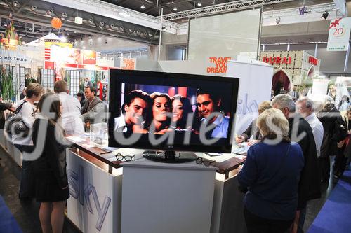  (c) fotodienst/Katharina Schiffl - Wien, am 12.01.2012 - Heute startet die Ferien-Messe Wien, wo bis einschließlich Sonntag (15. Jänner) über 700 Aussteller aus mehr als 70 Ländern beliebte Urlaubsziele sowie Geheimtipps, empfehlenswerte Reisearten, verschiedenste Varianten zur Freizeitgestaltung, maßgeschneiderte Angebote, Schnäppchen, Gewinnspiele und vieles mehr präsentieren.