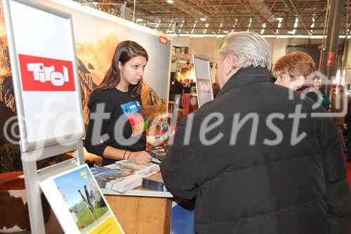  (c) fotodienst/Katharina Schiffl - Wien, am 12.01.2012 - Heute startet die Ferien-Messe Wien, wo bis einschließlich Sonntag (15. Jänner) über 700 Aussteller aus mehr als 70 Ländern beliebte Urlaubsziele sowie Geheimtipps, empfehlenswerte Reisearten, verschiedenste Varianten zur Freizeitgestaltung, maßgeschneiderte Angebote, Schnäppchen, Gewinnspiele und vieles mehr präsentieren.