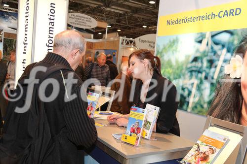  (c) fotodienst/Katharina Schiffl - Wien, am 12.01.2012 - Heute startet die Ferien-Messe Wien, wo bis einschließlich Sonntag (15. Jänner) über 700 Aussteller aus mehr als 70 Ländern beliebte Urlaubsziele sowie Geheimtipps, empfehlenswerte Reisearten, verschiedenste Varianten zur Freizeitgestaltung, maßgeschneiderte Angebote, Schnäppchen, Gewinnspiele und vieles mehr präsentieren.