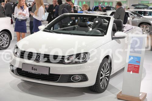  (c) fotodienst/Katharina Schiffl - Wien, am 11.01.2012 - Am Donnerstag, 12. Jänner startet die bedeutendste heimische PKW-Neuheiten- und Leistungsschau, die „Vienna Autoshow“. Vier Tage lang, bis einschließlich Sonntag (15. Jänner), präsentieren 40 Automarken rund 400 Neuwagen in der Messe Wien. Am heutigen Presse- und Händlertag herrscht bereits reges Aufkommen.