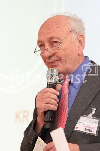  (c) fotodienst/Katharina Schiffl - Wien, am 23.01.2012 - Österreich Werbung lädt zur Pressekonferenz anlässlich der actb 2012 um das facettenreiche Programm und die zentraleuropäischen Partner vorzustellen. FOTO  KR Prof. Gerhard Skoff (Pra?sident der Internationalen touristischen Werbegemeinschaft „Die Donau“):