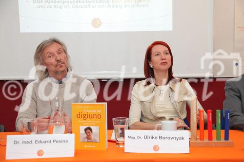 (c) fotodienst/Katharina Schiffl - Wien, am 14.02.2012 - Die GGF (Österreichische Gesellschaft für Gesundheitsförderung) lädt zu einer Pressekonferenz unter dem Thema 