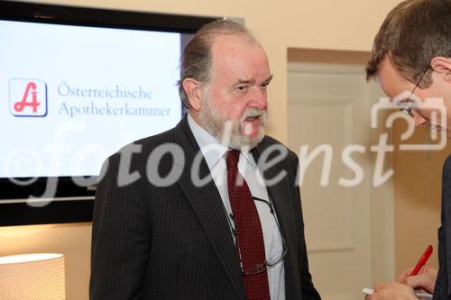  (c) fotodienst/Katharina Schiffl - Wien, am 11.05.2012 - Die Österreichische Apothekerkammer lädt zu einem Pressegespräch über eine neue Seniorenstudie zu Wechselwirkungen und die Einführung der e-Medikation.