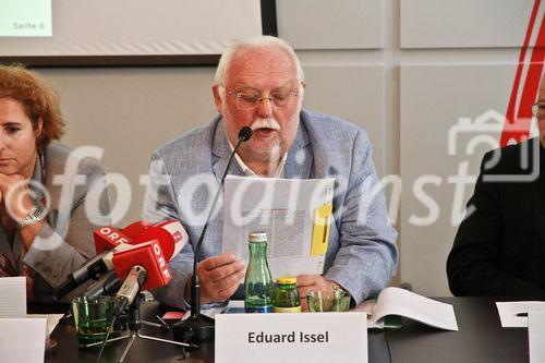 Beschreibung: © fotodienst/Barbara Loschan – Wien, am 17.09.2012 – 3. Piste: Dimensionen einer politischen Entscheidung: Pressekonferenz anlässlich der Erteilung eines positiven Baubescheides durch das Land NÖ für die Parallelpiste 11R/29L am Flughafen Wien im Presseklub Concordia.
DachVerband der unabhängigen Bürgerinitiativen gegen den geplanten Bau der 3. Piste.
FOTO: Eduard Issel, Immobilienexperte, Immobilien und Liegenschaftsentwertungen durch die 3. Piste: