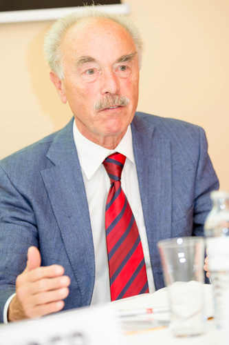  (c) fotodienst / Anna Rauchenberger - Wien, am  25.09.2013 - Pressekonferenz anlässlich des 4. Wiener Augentages. FOTO Dr. Sepp Rieder, ehem. Vizebürgermeister Wien: