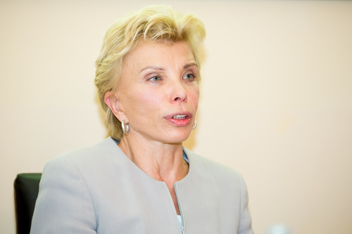  (c) fotodienst / Anna Rauchenberger - Wien, am  25.09.2013 - Pressekonferenz anlässlich des 4. Wiener Augentages. FOTO Prim. Univ.-Prof. Dr. Susanne Binder, Vorstand der Augenabteilung KA Rudolfstiftung, Lehrkrankenhaus der Med. Universität Wien, Ludwig Boltzman Institut, Weill Cornell University, NY: