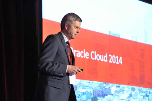 Oracle Day 2014: Digitale Umbrüche verändern die Welt. Foto: Oracle Österreich Chef Martin Winkler
