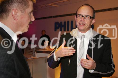 (C) fotodienst/Anna Rauchenberger - Wien 09.01.2007  - Traditioneller Neujahrscocktail im PHILIPS-Haus am Wienerberg. Philips Austria Generaldirektor Peter Kamm und Mag. Christoph Wolfsgruber, Finanzvorstand der Philips Austria GmbH durften wieder zahlreiche Gäste begrüßen. FOTO: Gäste.