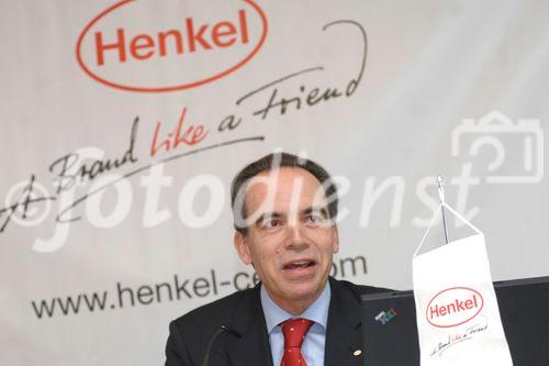 Die Henkel Central Eastern Europe konnte auf das beste Jahr in der Unternehmensgeschichete zurückblicken. Foto:  Mag. Günter Thumser (Präsident Henkel Central Eastern Europe)