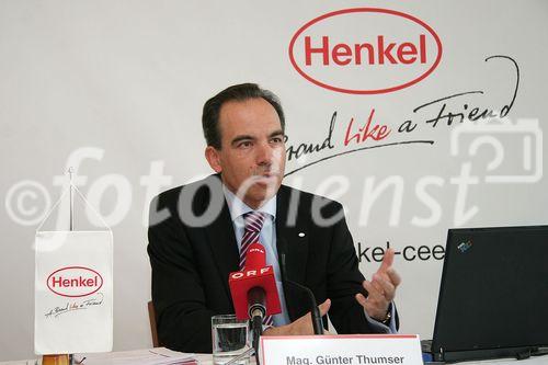 (C) fotodienst/Anna Rauchenberger - Wien 21.02.2006 - Umsatzhoch in der Region bringt Produktionsrekord in Wien: Sehr gute Bilanz der Henkel CEE. FOTO: Mag. Günter Thumser, Präsident der Henkel CEE.