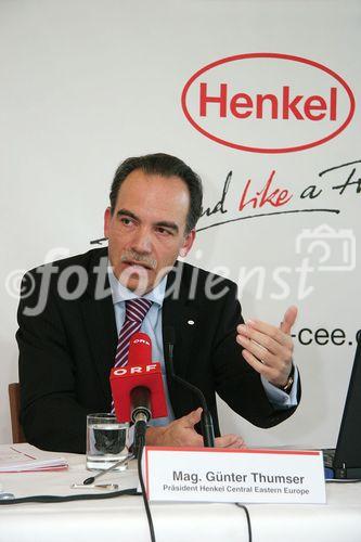 (C) fotodienst/Anna Rauchenberger - Wien 21.02.2006 - Umsatzhoch in der Region bringt Produktionsrekord in Wien: Sehr gute Bilanz der Henkel CEE. FOTO: Mag. Günter Thumser, Präsident der Henkel CEE.