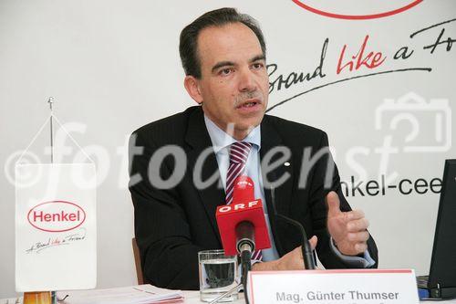 (C) fotodienst/Anna Rauchenberger - Wien 21.02.2006 - Umsatzhoch in der Region bringt Produktionsrekord in Wien: Sehr gute Bilanz der Henkel CEE. FOTO: Mag. Günter Thumser, Präsident der Henkel CEE.