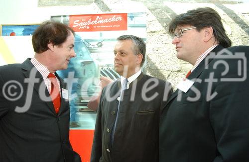 Hans Roth, Wilhelm Himmel, Frank Dicker im Gespräch