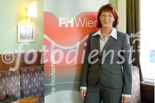 Nur die Besten sollen Lehrer werden. 
Foto :   Mag.Dr.Dagmar Hackl (Rektorin PH Wien)
©fotodienst/Nadine Bargad