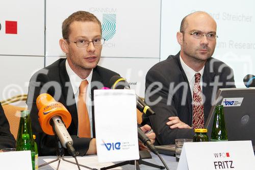 (c) fotodienst/Dan Carabas - Wien 22.06.07 - Pressekonferenz zum Thema Wirtschaftsfaktor Flughafen Wien - FOTO: v.li. Herr Fritz, Herr Streicher