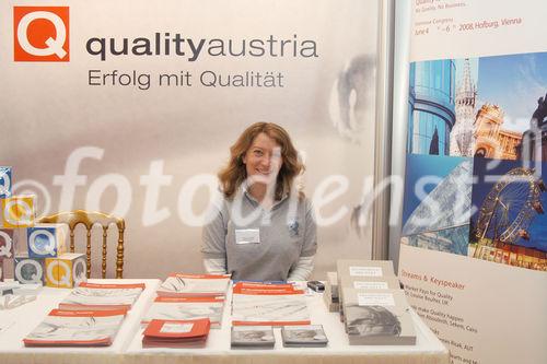 (C)fotodienst/Mag. Daniel Katzinger - Wien 29.03.20073. Information-Security-SymposiumFoto: Info-Stand qualityaustria