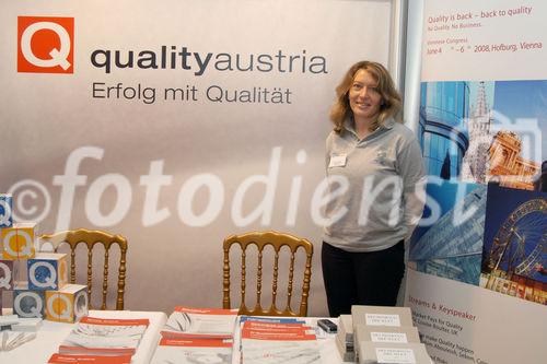 (C)fotodienst/Mag. Daniel Katzinger - Wien 29.03.20073. Information-Security-SymposiumFoto: Info-Stand qualityaustria