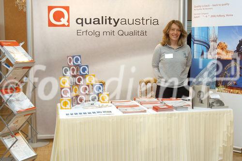 (C)fotodienst/Mag. Daniel Katzinger - Wien 29.03.20073. Information-Security-SymposiumFoto: Info-Stand qualityaustria