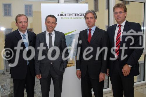 (c) Fotodienst.at - Martin Buchhas | Roland Greul, Ing. Markus Piber, Ing. Walter Aumayr, Wolff Lange | WINTERSTEIGER verzeichnet 2008 neuen Rekordumsatz