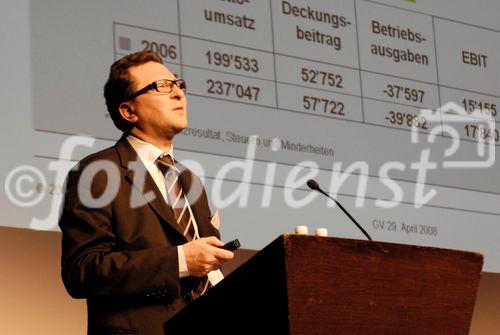 2007 ein Jahr der Rekorde...
Bild v.l.: Mario Hrastnig, CFO