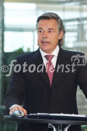 Bilanzmedienkonferenz Goldbach Media AG. Bild: Peter A.C. Blum, Praesident des Verwaltungsrates der Goldbach Media AG