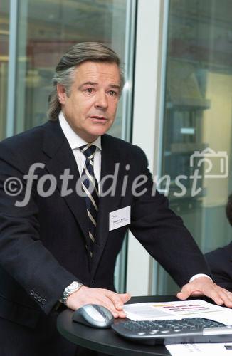 Bilanzmedienkonferenz Goldbach Media AG. Bild: Peter A.C. Blum, Praesident des Verwaltungsrates der Goldbach Media AG