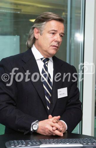 Bilanzmedienkonferenz Goldbach Media AG. Bild: Peter A.C. Blum, Praesident des Verwaltungsrates der Goldbach Media AG