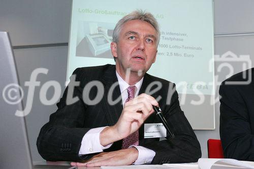 (C) fotodienst/Paul Hamm GmbH - Linz 16.03.2006 - KEBA - Personelle Änderungen im Vorstand und internationaler Grossauftrag - Pressegespräch KEBA AG. FOTO v.l.: Gerhard LUFTENSTEINER (Vorstandsvorsitzender KEBA AG)