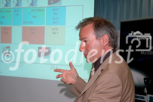 (C) fotodienst/ Marco Frauchiger - Biel 21.03.2006 – Bilanz-Medienkonferenz - Tornos Holding AG im Hotel Continental. Die Tornos-Gruppe bestätigt ihren Erfolg.  FOTO: Raymond Stauffer (CEO / Delegierter des Verwaltungsrates)