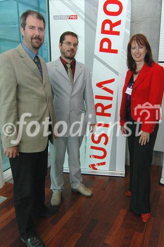 (c) Fotodienst / Daniel K. Gebhart - AustriaPro (WKO) veranstaltet den AustriaPro Exptertentag 2006 in Kooperation mit dem 2nd eBusiness Day der Österreichischen Computer Gesellschaft (OCG) - FOTO: Dr. Gerhard Laga, - , Alexandra Sladek