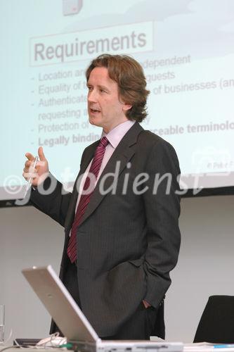 (c) Fotodienst / Daniel K. Gebhart - AustriaPro (WKO) veranstaltet den AustriaPro Exptertentag 2006 in Kooperation mit dem 2nd eBusiness Day der Österreichischen Computer Gesellschaft (OCG) - FOTO: Peter Brown.