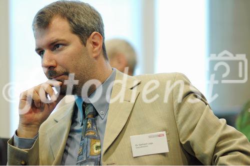 (c) Fotodienst / Daniel K. Gebhart - AustriaPro (WKO) veranstaltet den AustriaPro Exptertentag 2006 in Kooperation mit dem 2nd eBusiness Day der Österreichischen Computer Gesellschaft (OCG) - FOTO: Dr. Gerhard Laga