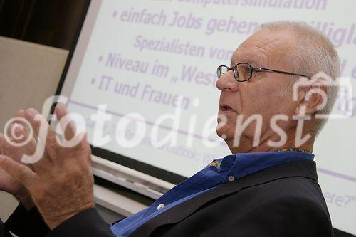 (C) fotodienst/Anna Rauchenberger - Wien 25.04.2006 - Vorträge und Diskussion zum Thema 'Ende der IT? - Trends und Entwicklungen'. FOTO: Prof. Ing. Peter Kotauczek (Vorstandsvorsitzender der BEKO Holding AG). 