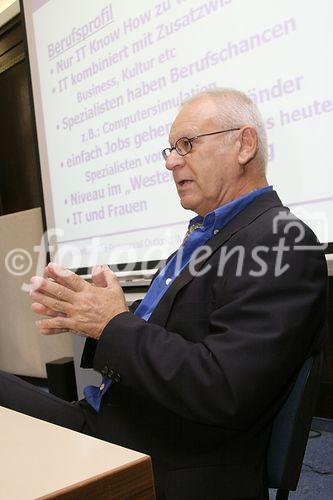 (C) fotodienst/Anna Rauchenberger - Wien 25.04.2006 - Vorträge und Diskussion zum Thema 'Ende der IT? - Trends und Entwicklungen'. FOTO: Prof. Ing. Peter Kotauczek (Vorstandsvorsitzender der BEKO Holding AG). 